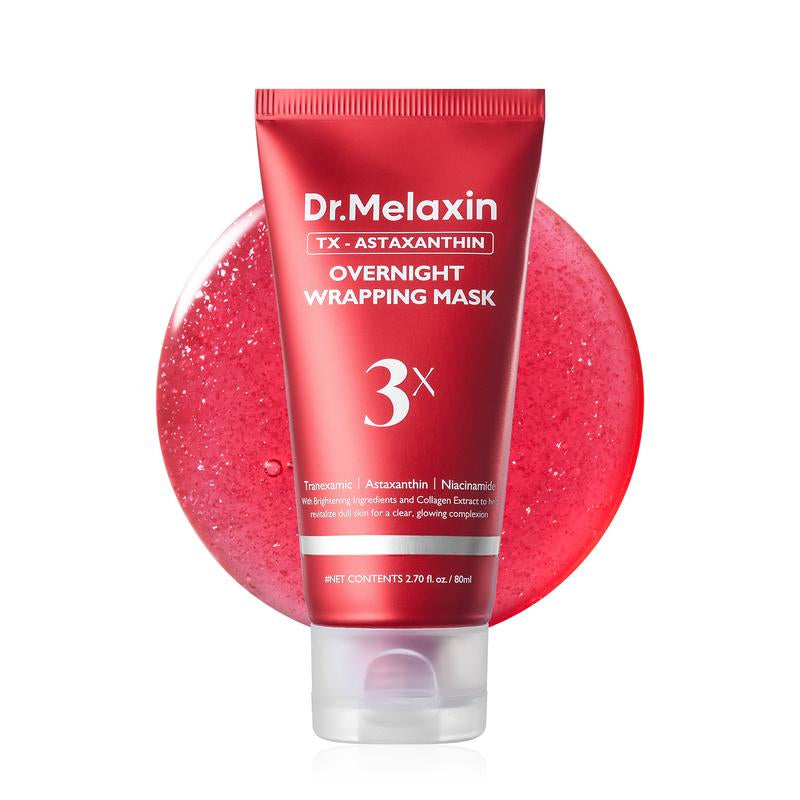 [Dr.Melaxin Official] TX Astaxanthin Overnight Wrapping Mask 80Ml | Tranexamic Acid&Astaxanthin&Niacinamide for Complete Dark Spot Care Firmness Glow Elasticity Face Skin Care